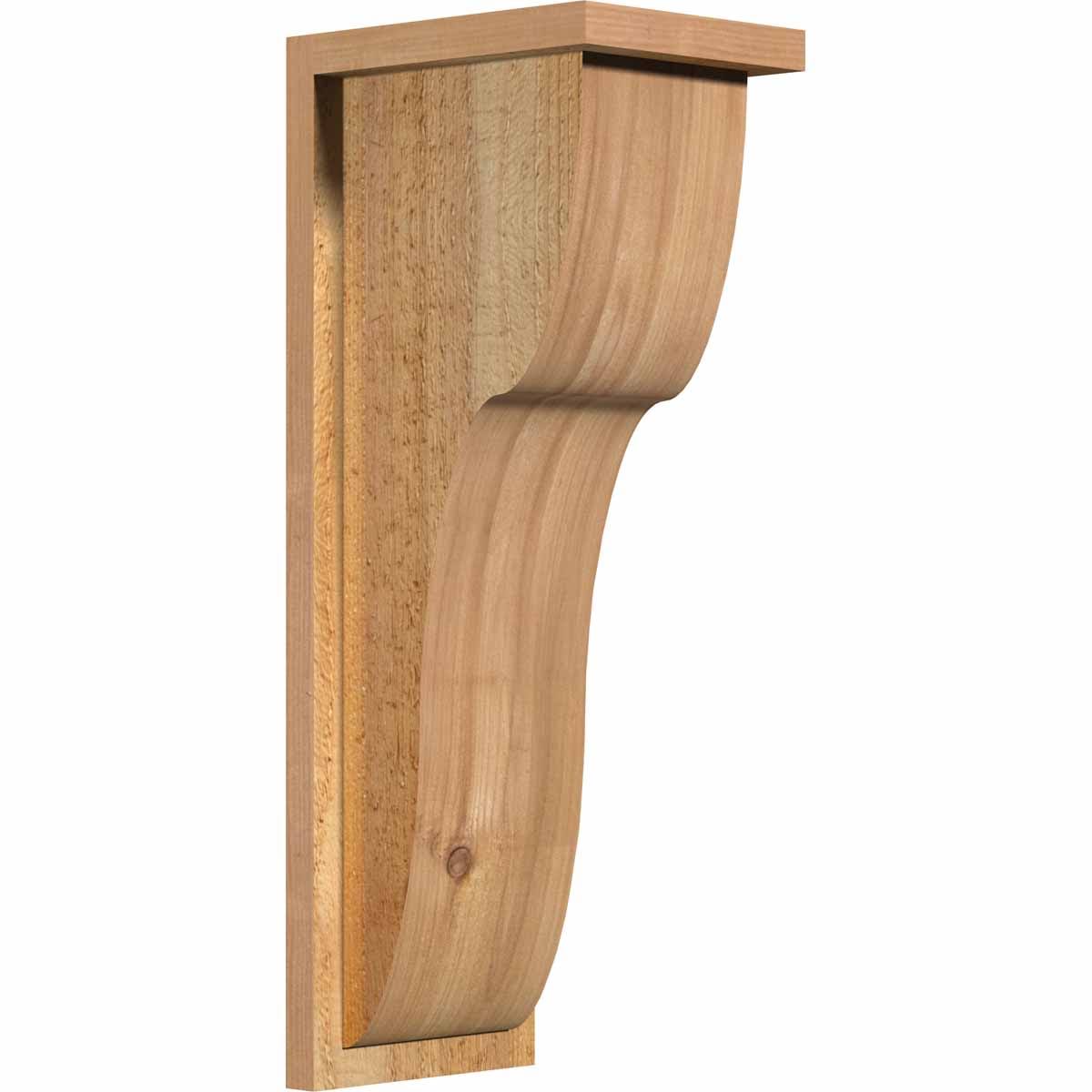 8x22W x 10x22D x 26x22H Western Red Cedar Corbel D76821