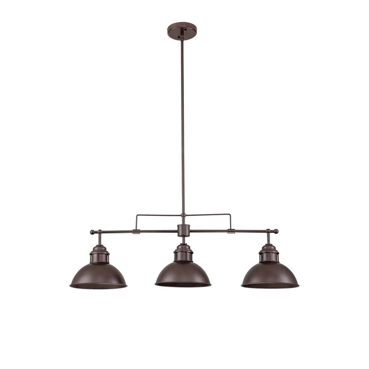 3-Light Kitchen Island Linear Industrial Pendant I307
