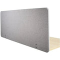 60 X 24 Inch Gray Acoustic Privacy Panel H632