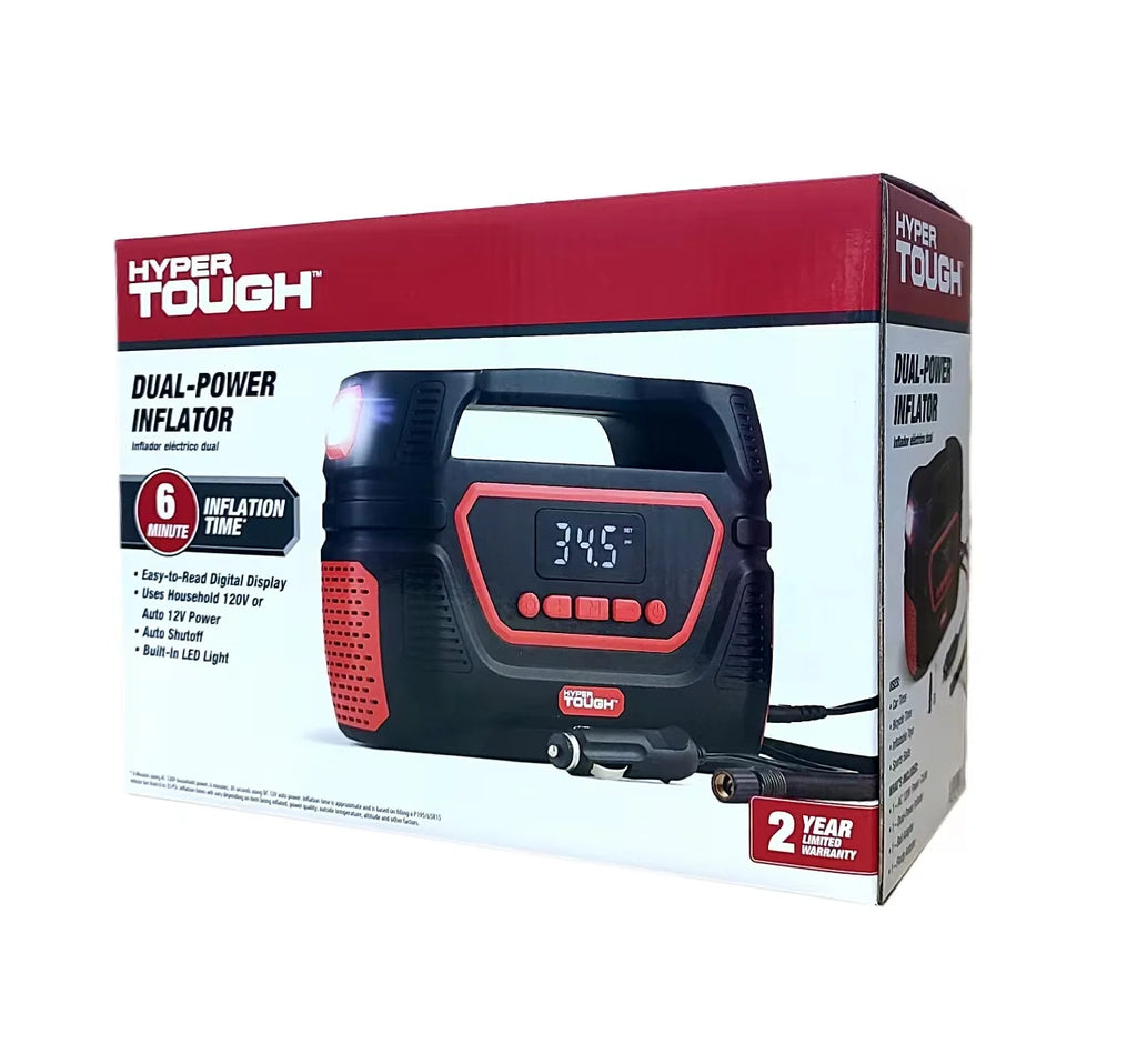 Dual Power Digital Inflator 12V 120V T83547