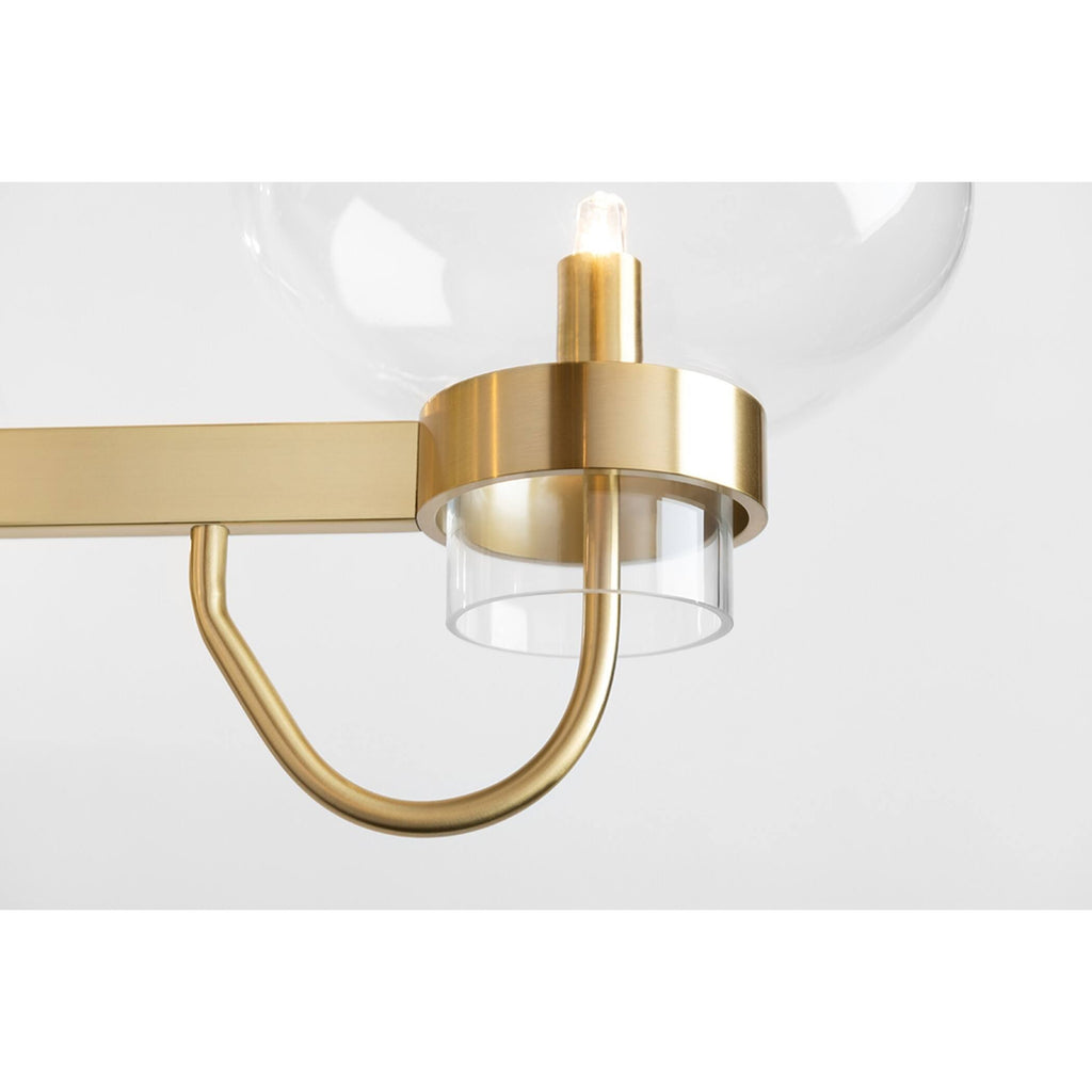 Old Bronze 3-Light Semi Flush U332