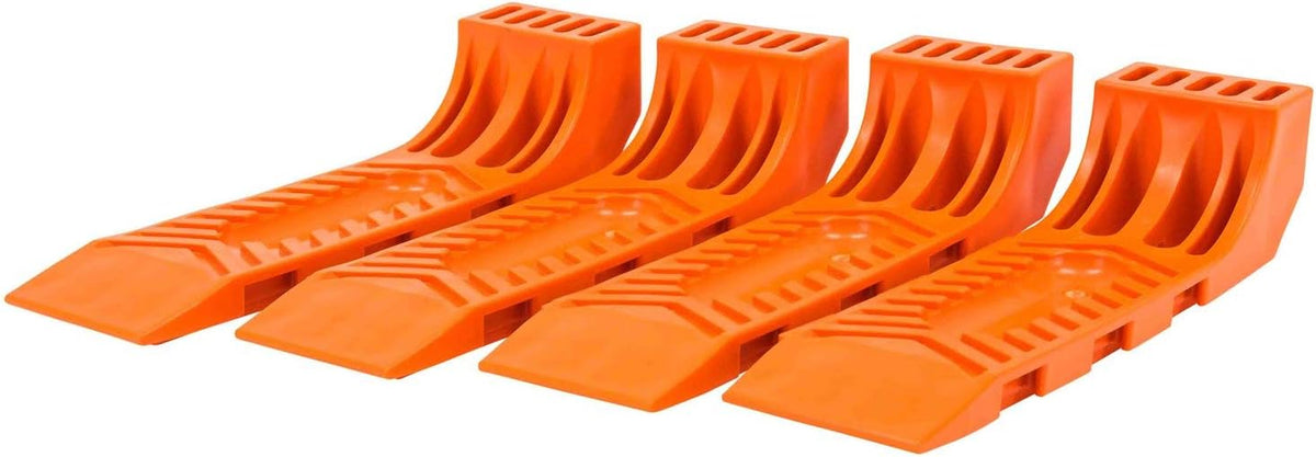 Interlocking Tire Skates Safety Orange (4pc Set) L826