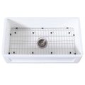 36 In Farmhouse Kitchen Sink with Strainer and Grid J90139
