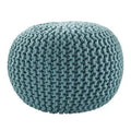 Aqua Round Pouf Ottoman H240040
