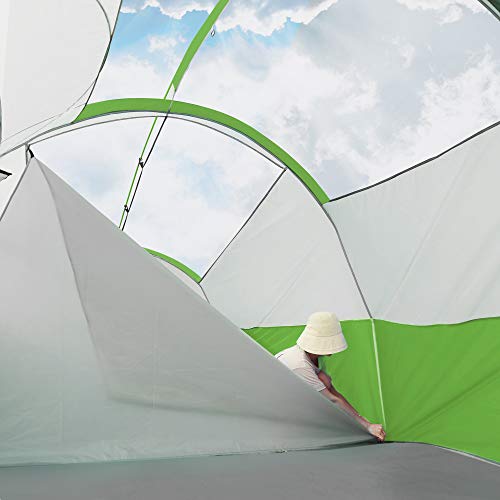 8 Person Weather Resistant Camping Tent with Carry Bag A37502