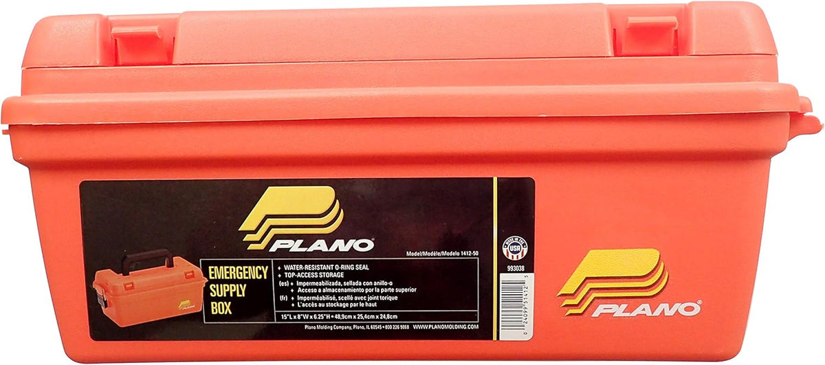 Shallow Dry Storage Box Orange Small G464