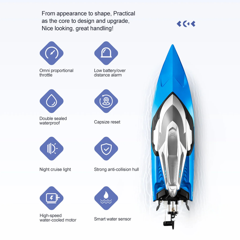Remote Control Boat Toy with Low Battery Alarm Z908