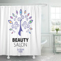 Abstract Peacock Shower Curtain 60x72 inch A24461