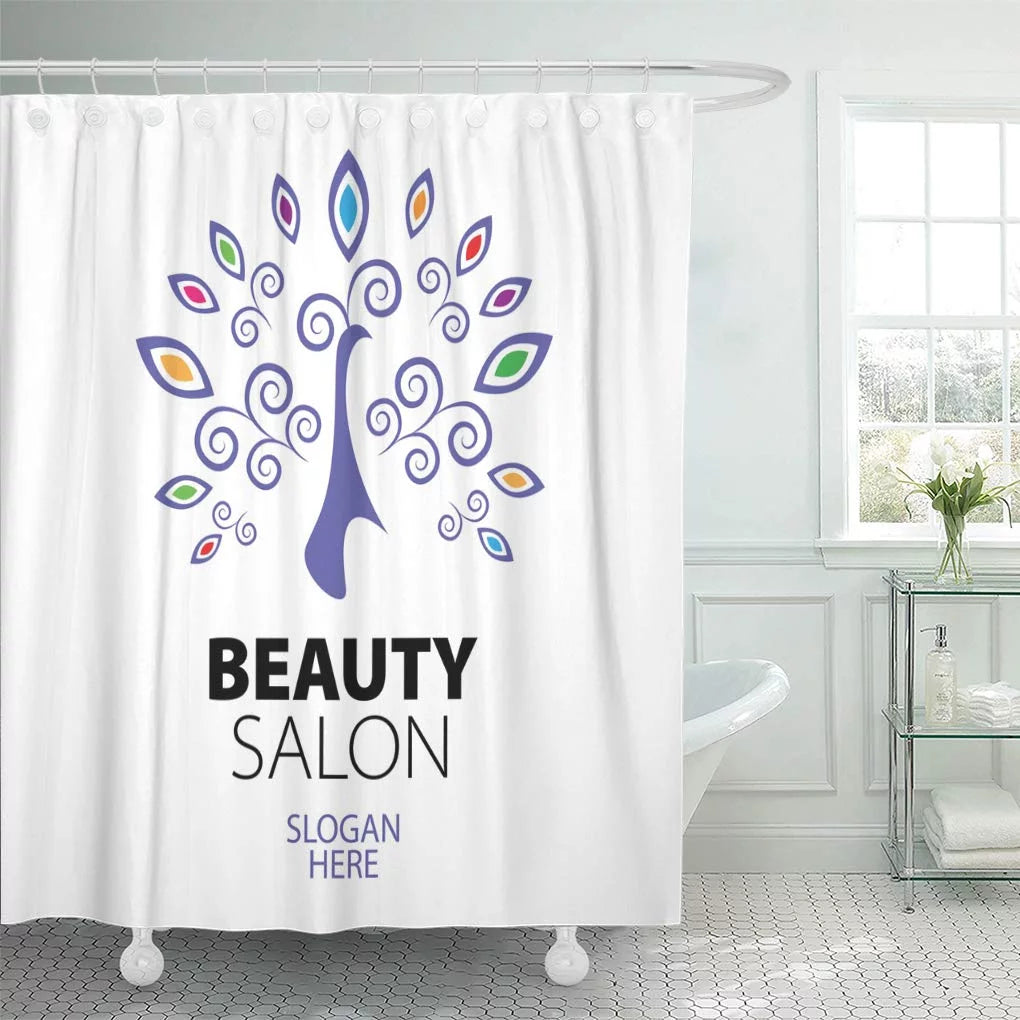 Abstract Peacock Shower Curtain 60x72 inch A24461