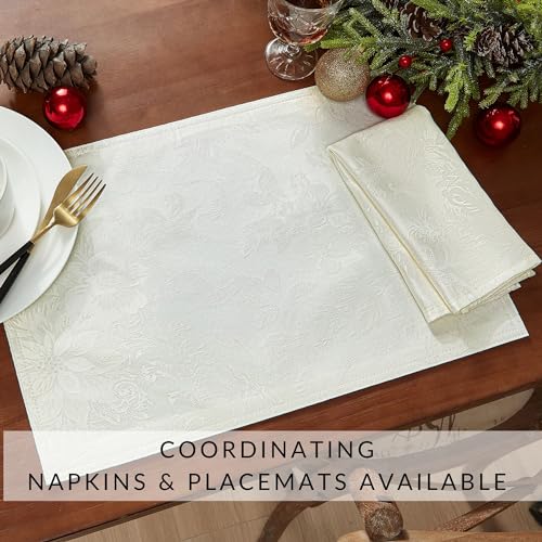 Jacquard Holiday Table Runner 13" x 70" Gold B9405