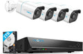 4K PoE Wired Bullet Security Camera System with 2TB HDD NVR G309498