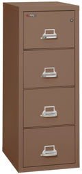 Tan 4 Drawer Letter Fireproof Filing Cabinet F784