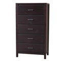 5 Drawer Chest in Espresso Finish V28987