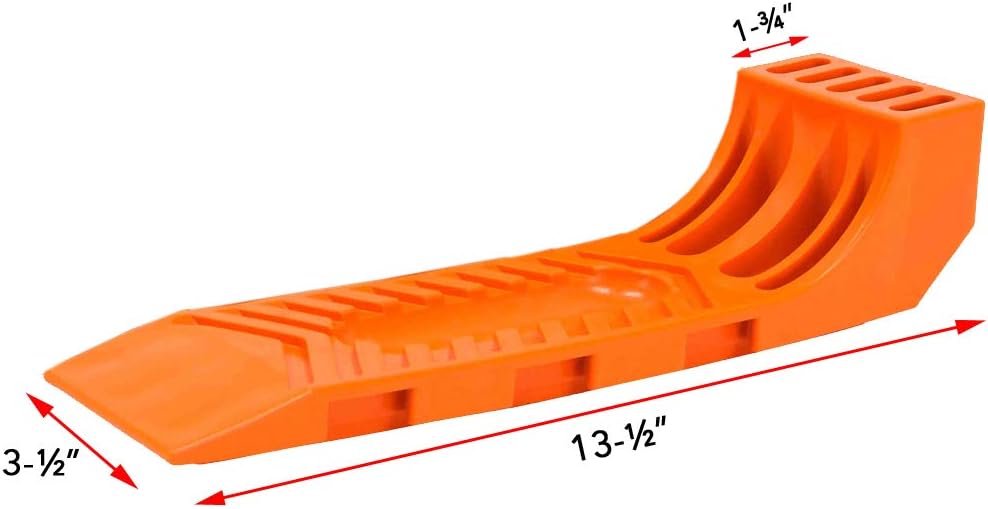 Interlocking Tire Skates Safety Orange (4pc Set) L826