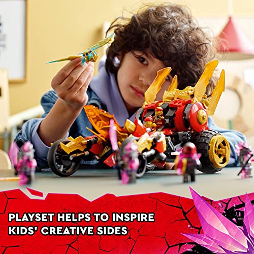 Kai’s Golden Dragon Raider Multi-Terrain Car Toy Building Set R26884