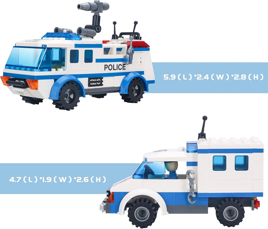 368 PCS City Police Building Set with 4 Mini Dolls V3288
