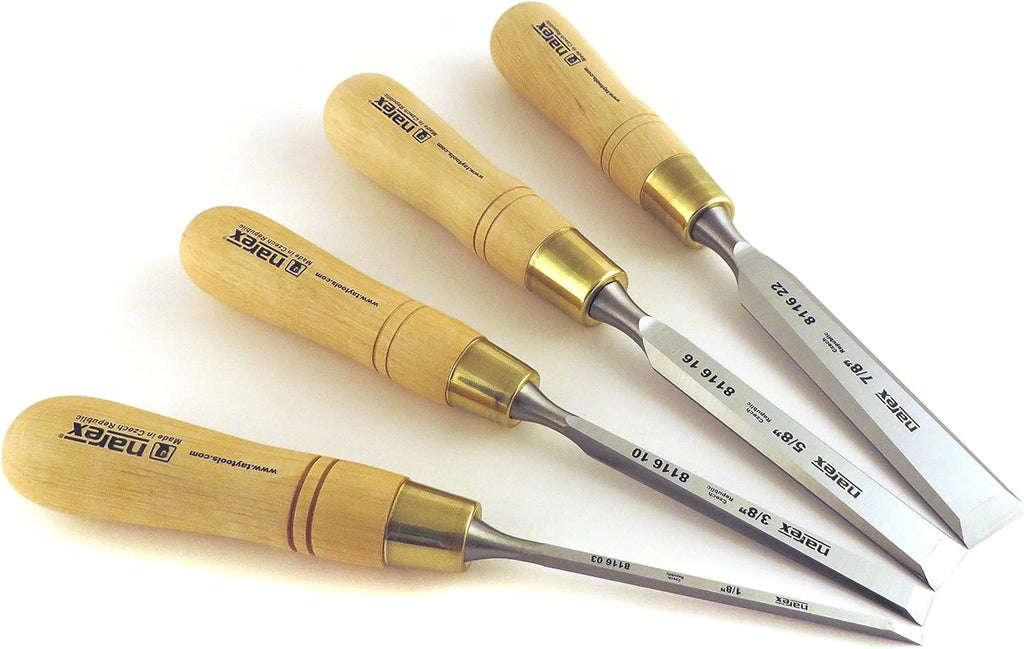 4 pc Imperial Bench Chisels with Hornbeam Handles V1542
