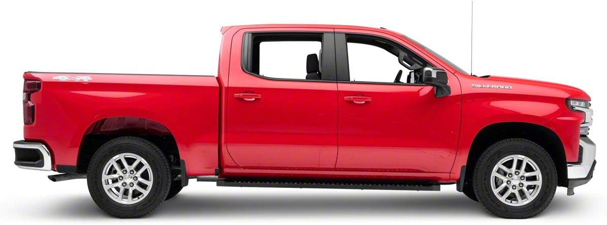 Black Steel Running Boards Y863