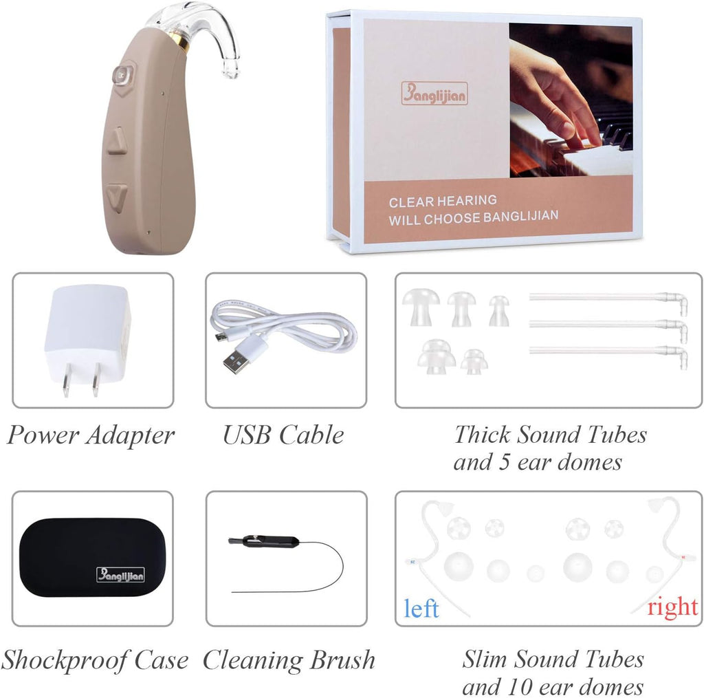 Rechargeable Hearing Amplifier with 4 Channels K489875