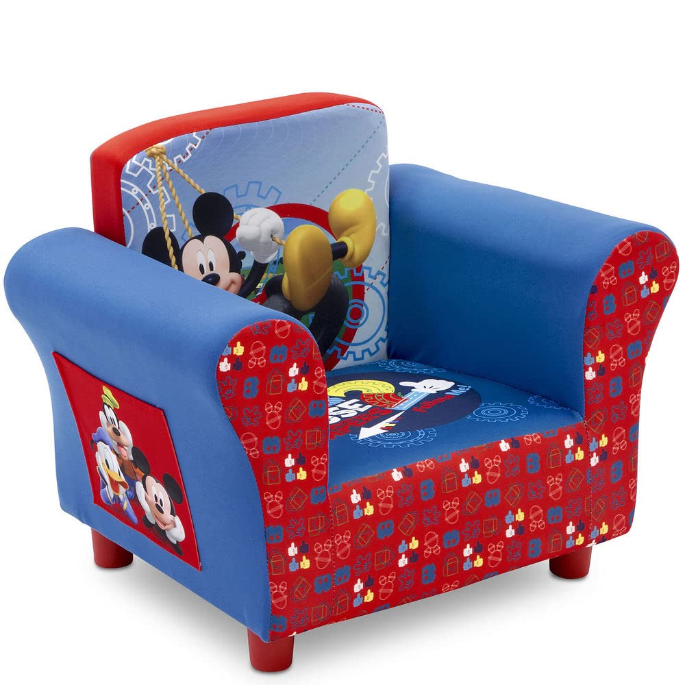 Upholstered Chair and Chair Desk with Storage Bin E837