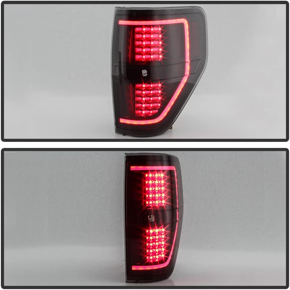 Black Smoke LED Tail Lights Brake Lamps Driver & Passenger Side M3345