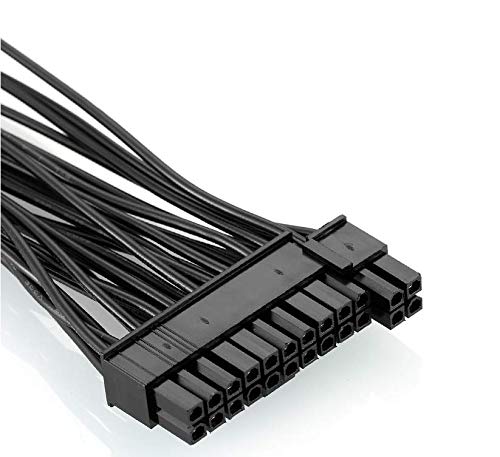 24 Pin Extension Cable Splitter Adapter Kit Black W271