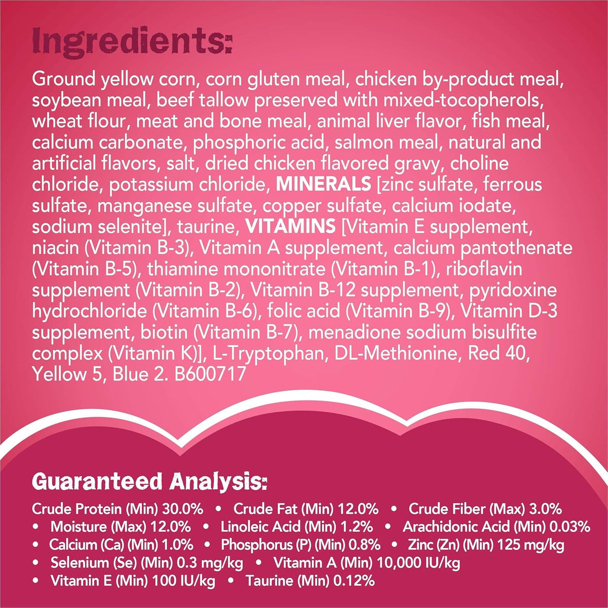 3.15 lb. Dry Cat Food C670052