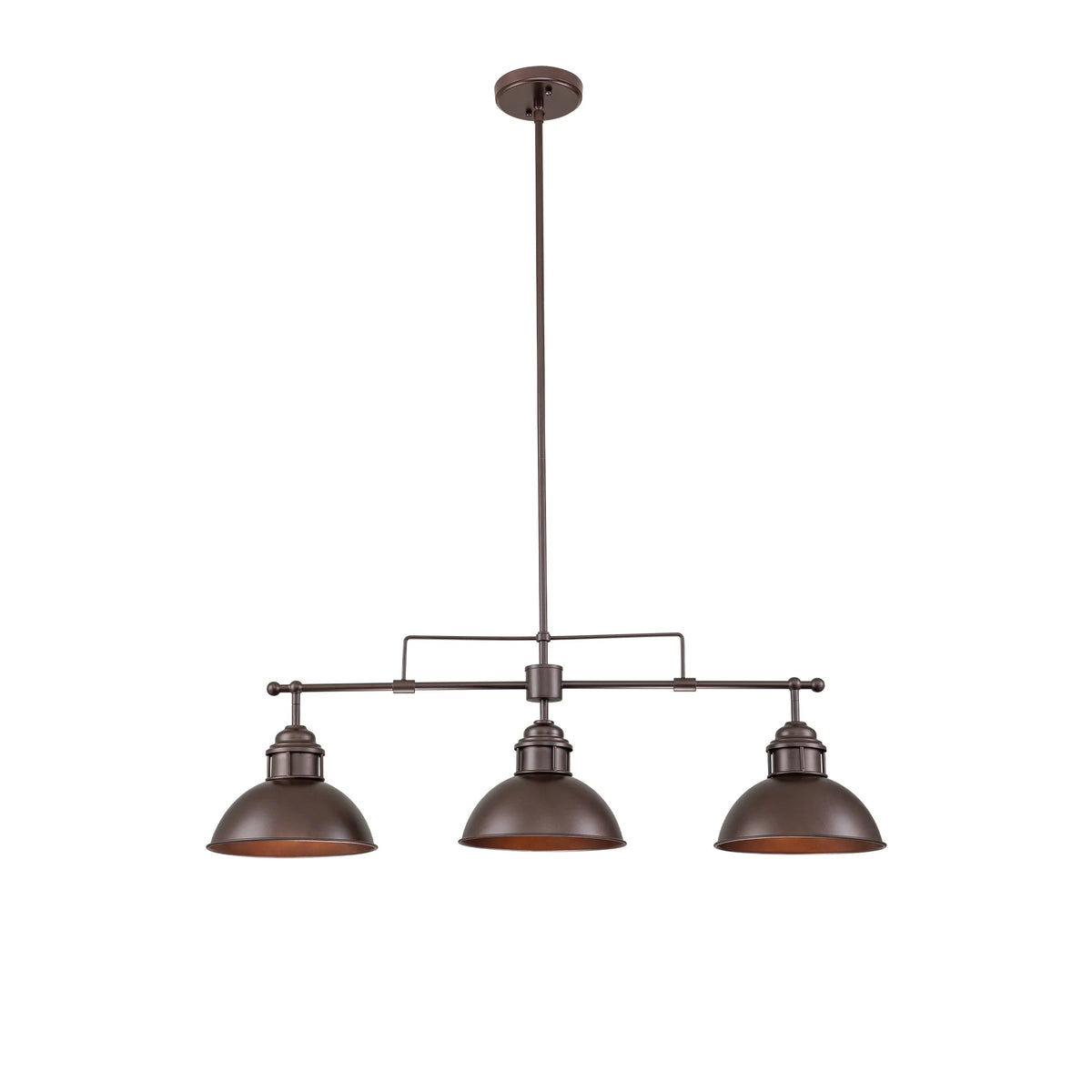 3-Light Kitchen Island Linear Industrial Pendant I307