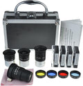 Astronomical Telescope Accessory Kit with Eyepieces, Filter Set, Barlow Lens J44304