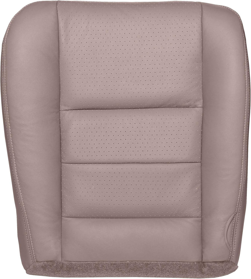 Perforated Leather Seat Cover Medium Flint Gray H2769