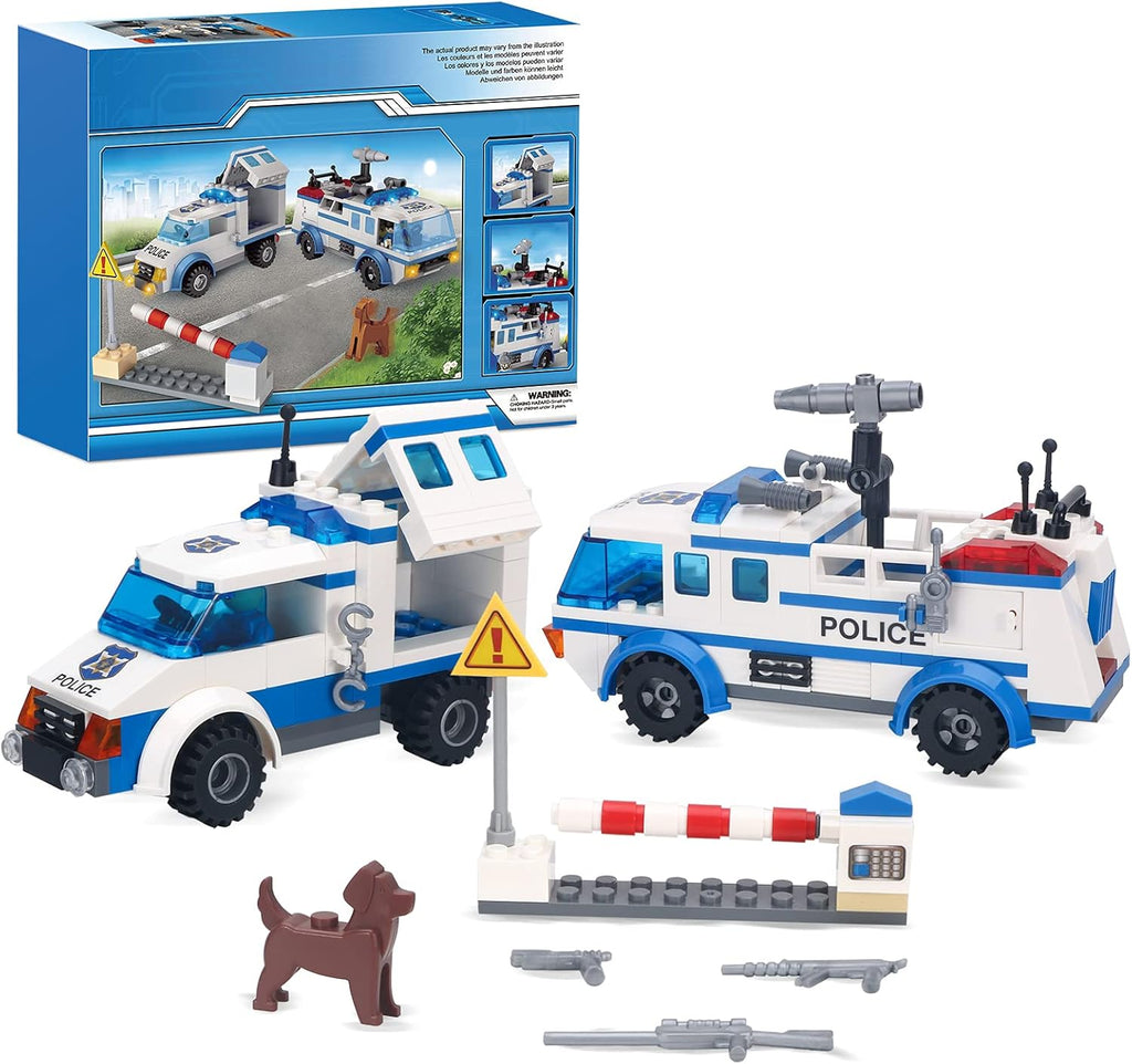 368 PCS City Police Building Set with 4 Mini Dolls V3288