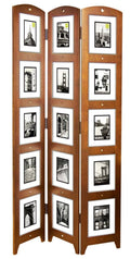Triple Panel Floor Photo Screen, 33 by 64.5-Inch, Holds 15 - 5 by 7-Inch Photos K866