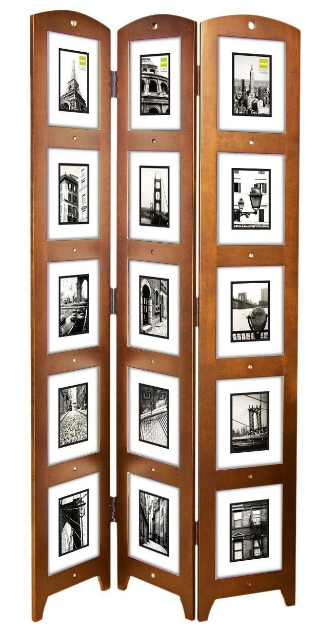 Triple Panel Floor Photo Screen, 33 by 64.5-Inch, Holds 15 - 5 by 7-Inch Photos K866