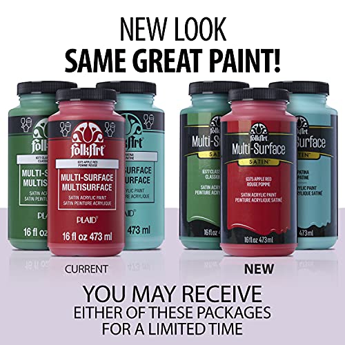 16 oz Titanium White Satin Acrylic Paint M707