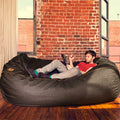 7 ft Dark Denim Bean Bag Sofa G58648