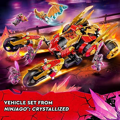 Kai’s Golden Dragon Raider Multi-Terrain Car Toy Building Set R26884