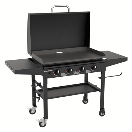 36 Inch 4 Burner Gas Griddle with Hood L206788
