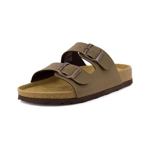 Cork Footbed Sandals with Genuine Suede Footbed L591411