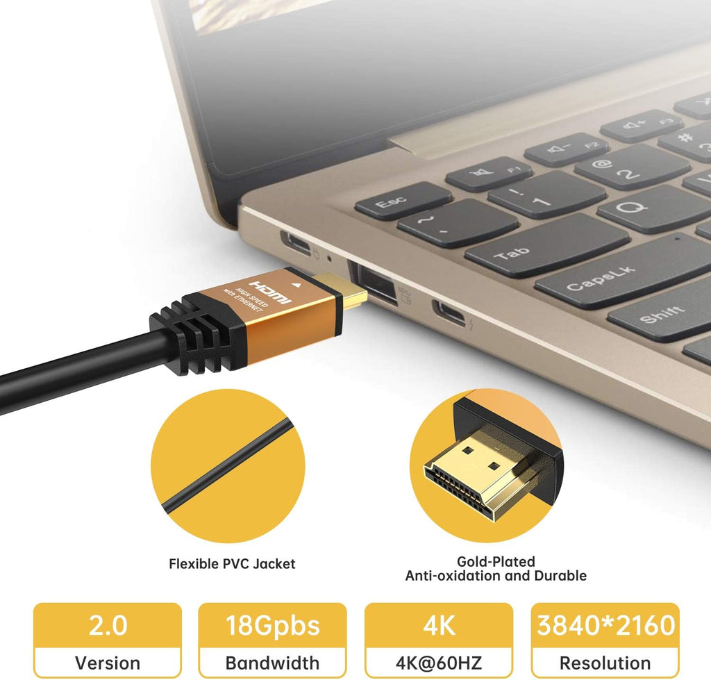 100ft 4K Ultra High Speed HDMI Cable with Signal Booster C341328