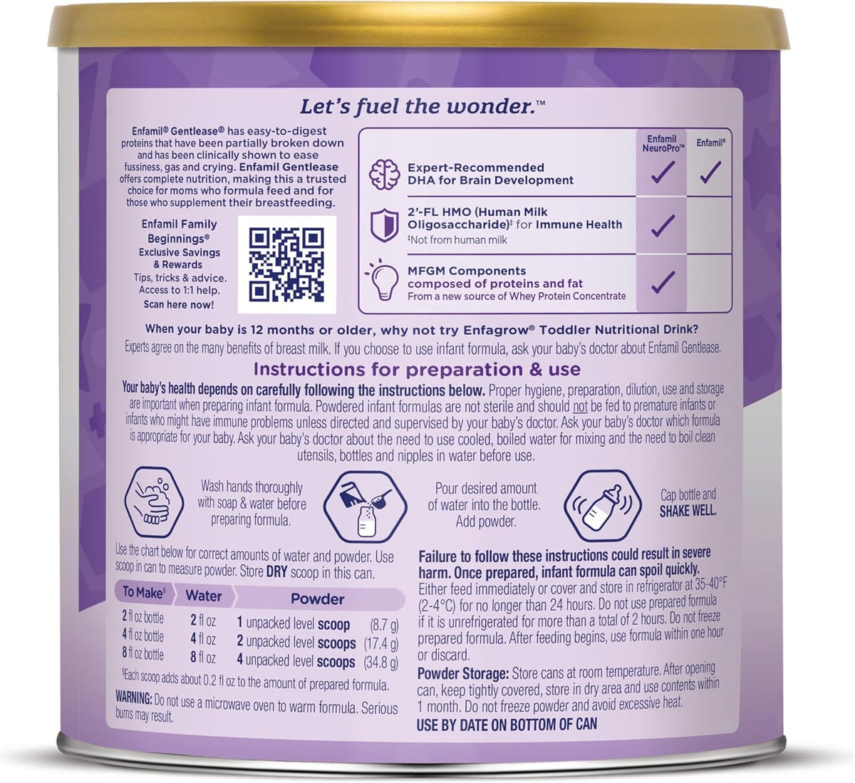 19.9 Oz Baby Formula Powder A9234