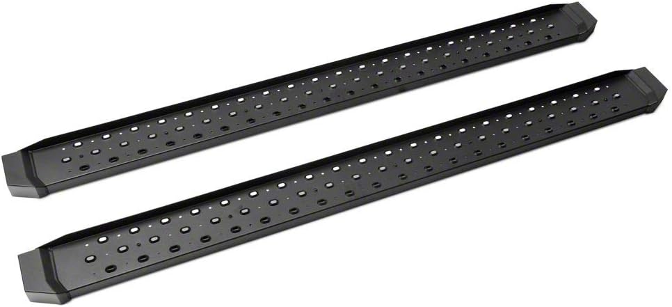 Black Steel Running Boards Y863