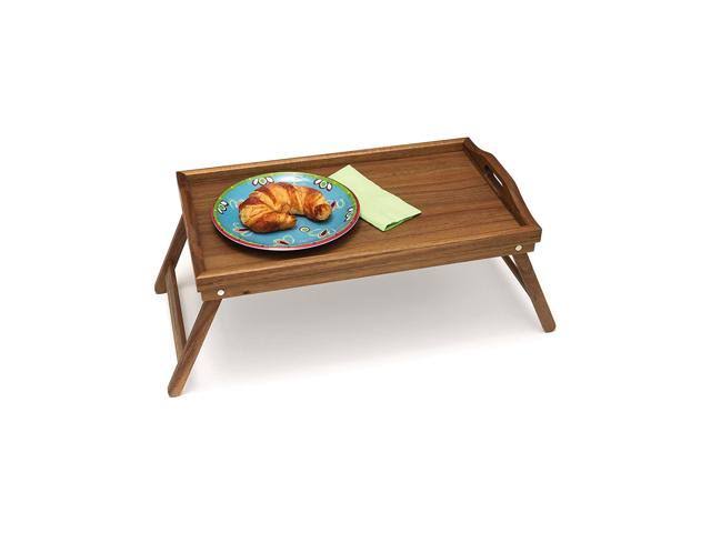 Acacia Bed Tray with Folding Legs Y251
