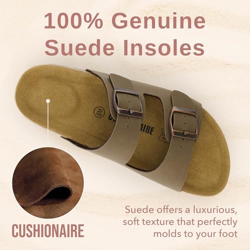 Cork Footbed Sandals with Genuine Suede Footbed L591411