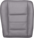 Perforated Leather Seat Cover Medium Flint Gray H2769
