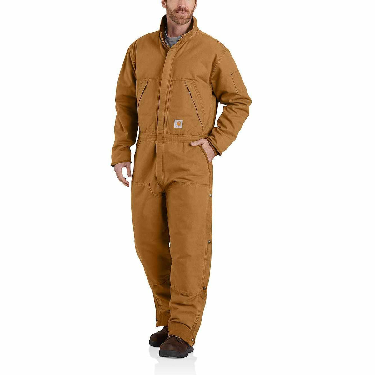 Brown Insulated Coverall F14083