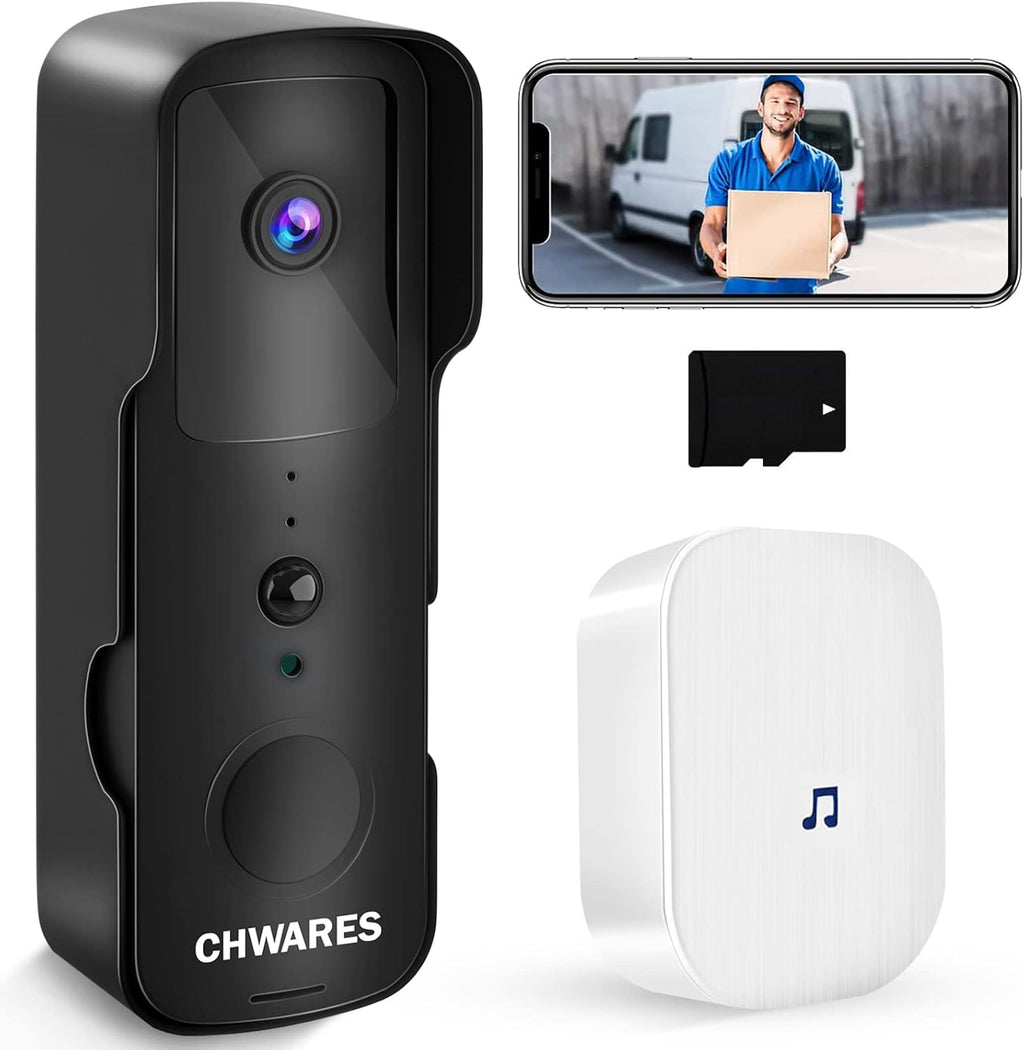 Wireless WiFi Video Doorbell Camera with Chime Z6277