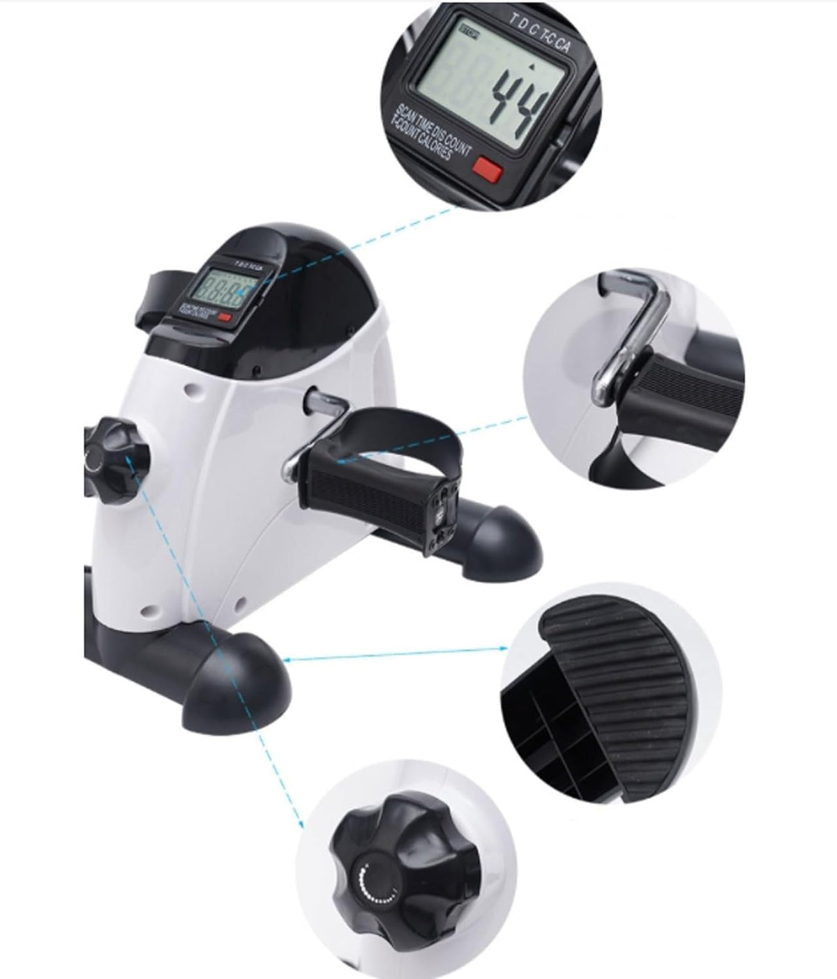 Foldable Mini Exercise Bike with LCD Display J9727