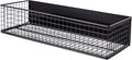 Black Magnetic Wire Mesh Shelf, 13.77" x 5.11" x 3.26" U7775
