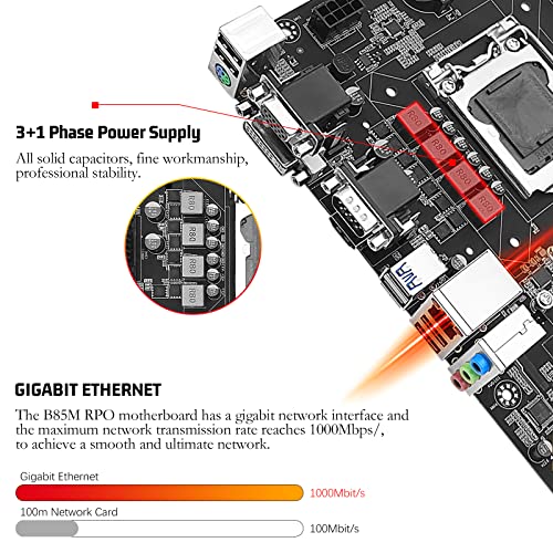 Micro-ATX Motherboard with DDR3, PCIe 3.0, M.2, SATA 6Gb/s, Gigabit LAN R65470