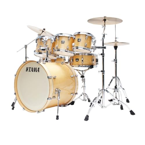 Gloss Natural Blonde 7-Piece Shell Pack with 22-Inch Bass Drum D43033